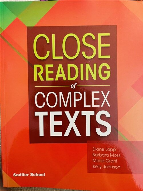 [중고] Close Reading of Complex Texts SB G-4 (Paperback)