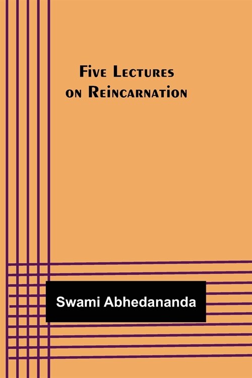 Five Lectures on Reincarnation (Paperback)
