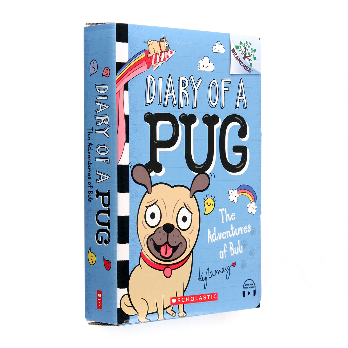 Diary of a Pug 5종 박스 세트 (Paperback 5권 + mp3 CD 5장 + StoryPlus QR코드)