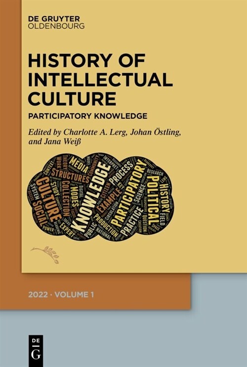 History of Intellectual Culture 1/2022: Participatory Knowledge (Paperback)