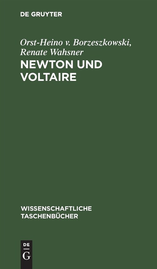Newton und Voltaire (Hardcover, Reprint 2021)