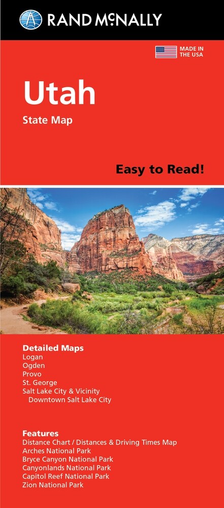 Rand McNally Easy to Read Folded Map: Utah State Map (Folded)