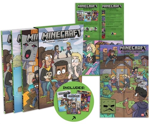 Minecraft Boxed Set (Graphic Novels) (Paperback)