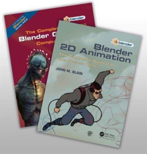 The Complete Guide to Blender Graphics and Blender 2D Animation : Two Volume Set (Multiple-component retail product)