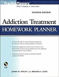 Addiction Treatment Homework Planner [With CDROM] (Paperback, 4th)