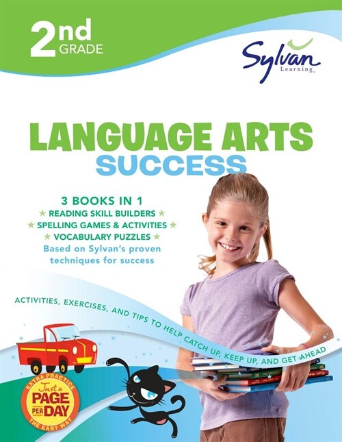 2nd Grade Jumbo Language Arts Success Workbook: 3 Books in 1--Reading Skill Builders, Spelling Games and Activities, Vocabulary Puzzles; Activities, E (Paperback)