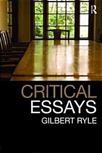 Critical Essays : Collected Papers Volume 1 (Paperback)