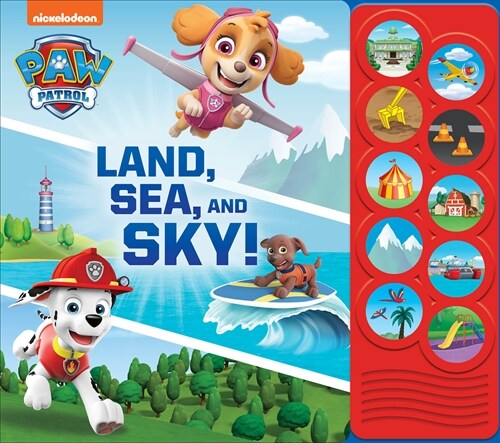 Nickelodeon Paw Patrol: Land, Sea, and Sky! Sound Book (Board Books)
