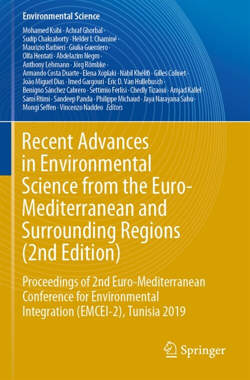 Recent Advances in Environmental Science from the Euro-Mediterranean and Surrounding Regions (2nd Edition) (Paperback)