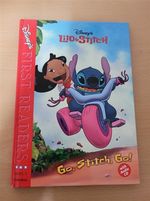 [중고] Disney‘s First Readers Level 3 : Go, Stitch, Go! - Lilo and Stitch (Hardcover + CD 1장)