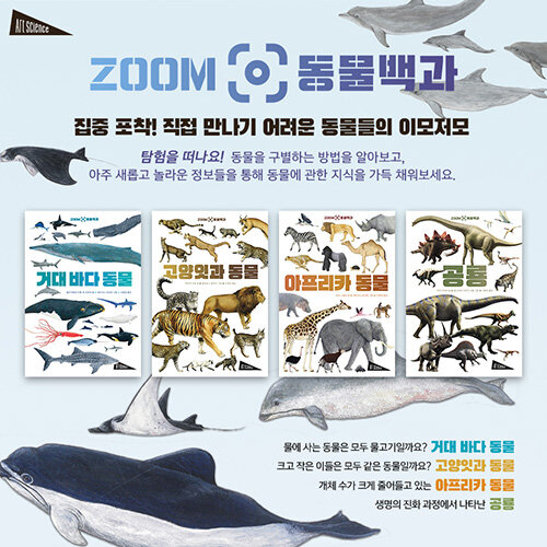 ZOOM 동물백과 세트 - 전4권