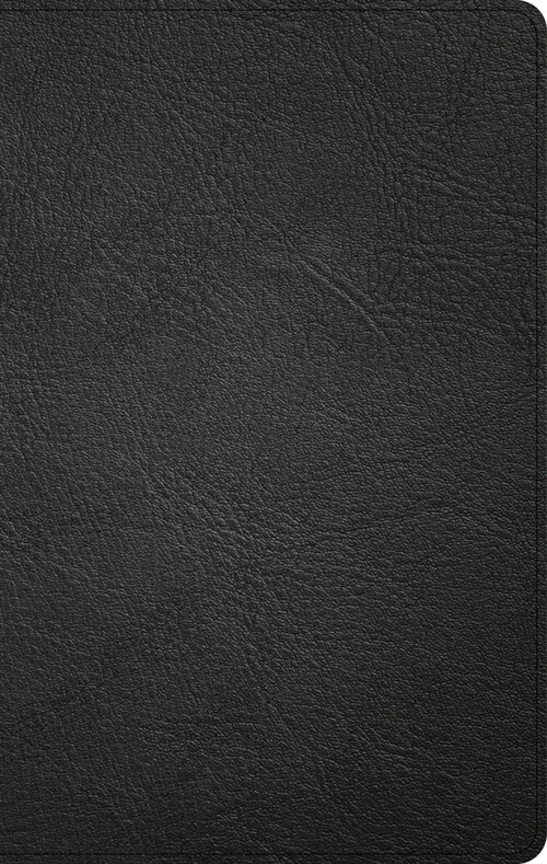 KJV Thinline Reference Bible, Black Genuine Leather, Indexed (Leather)