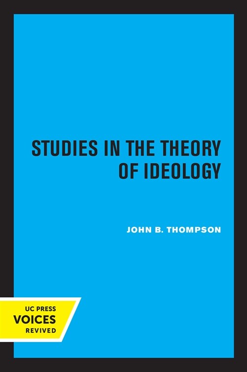 Studies in the Theory of Ideology (Paperback)