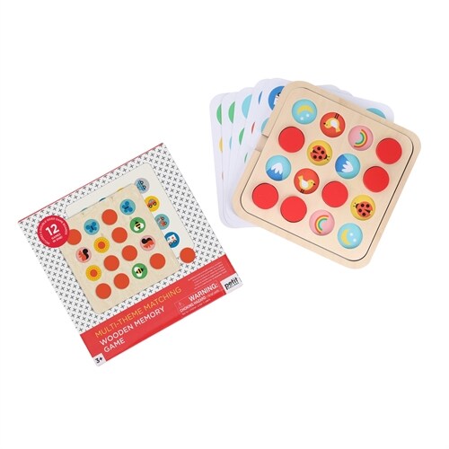 Multi-Theme Matching Wooden Memory Game (Board Games)