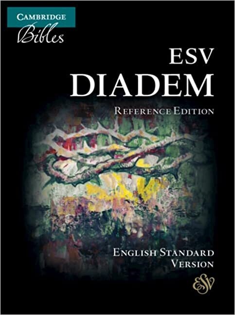 ESV Diadem Reference Edition, Black Calf Split Leather, Red-Letter Text, Es544: Xr (Leather)