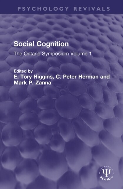 Social Cognition : The Ontario Symposium Volume 1 (Hardcover)