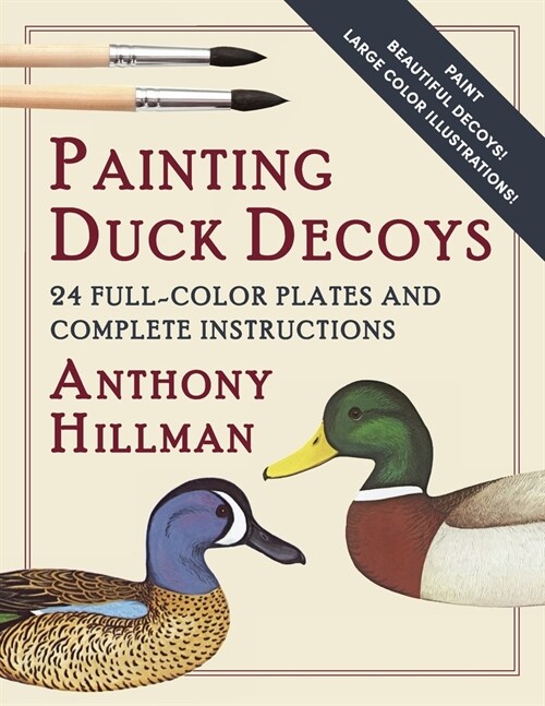 Painting Duck Decoys: 24 Full-Color Plates and Complete Instructions (Paperback)