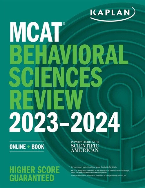 MCAT Behavioral Sciences Review 2023-2024: Online + Book (Paperback)