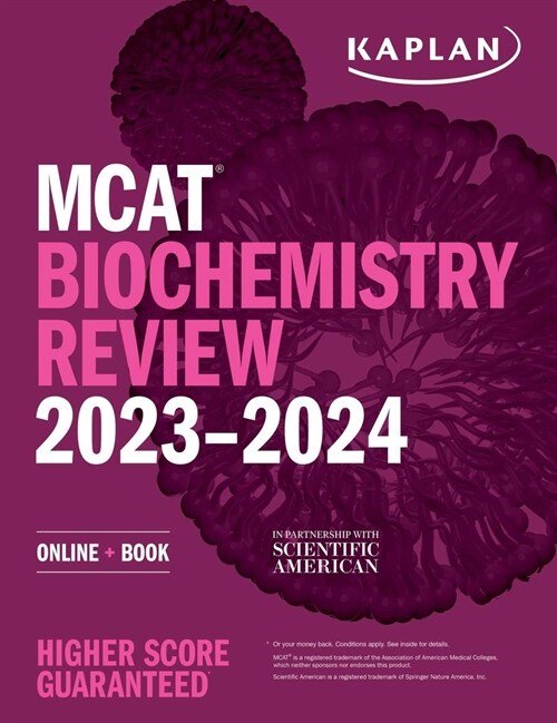 MCAT Biochemistry Review 2023-2024: Online + Book (Paperback)