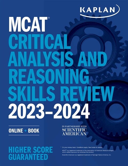 MCAT Critical Analysis and Reasoning Skills Review 2023-2024: Online + Book (Paperback)