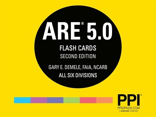 Ppi Are 5.0 Flash Cards: Rapid Review of Key Topics (Cards), 2nd Edition - More Than 400 Architecture Flashcards (Other, 2)