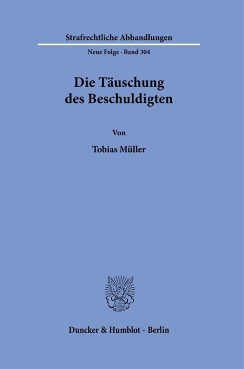 Die Tauschung Des Beschuldigten (Paperback)