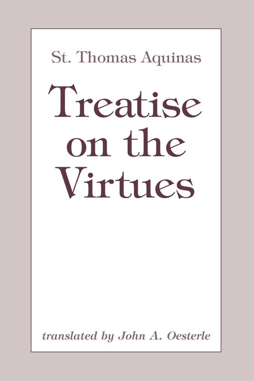 Treatise on the Virtues (Hardcover)