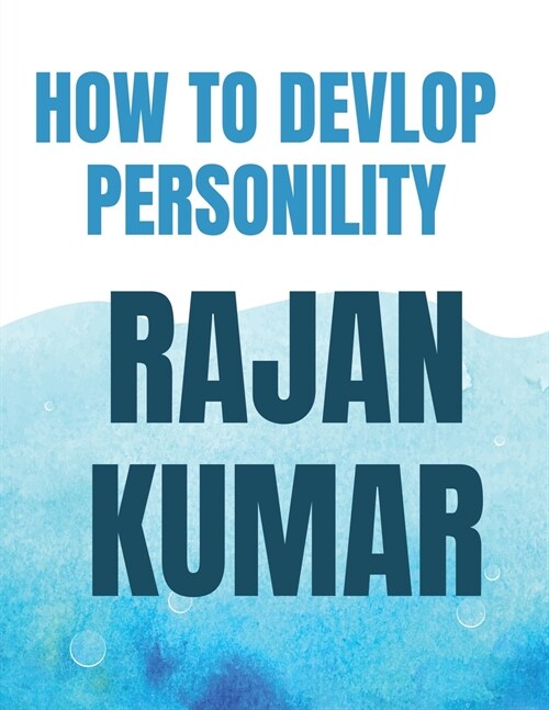 How To Develop Personality (Paperback)