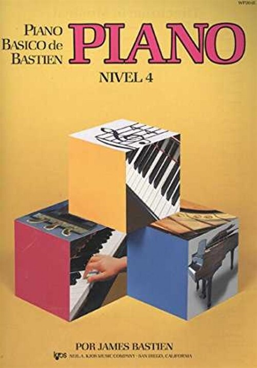 Piano basico de Bastien nivel 4