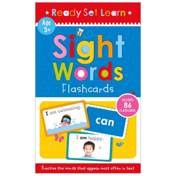 Sight Words : Ready Set Learn Flashcards (86 cards) (Box Set)