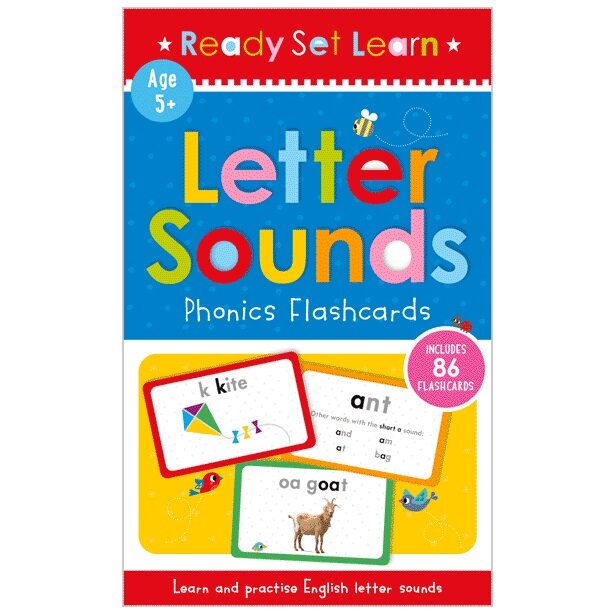 Letter Sounds : Ready Set Learn Flashcards (86 cards) (Box Set)