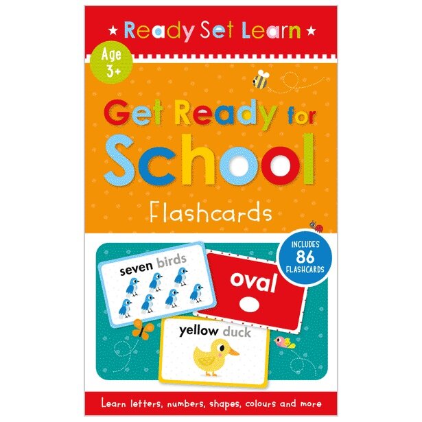 Get Ready For School: Ready Set Learn Flashcards (86 cards) (Box Set)