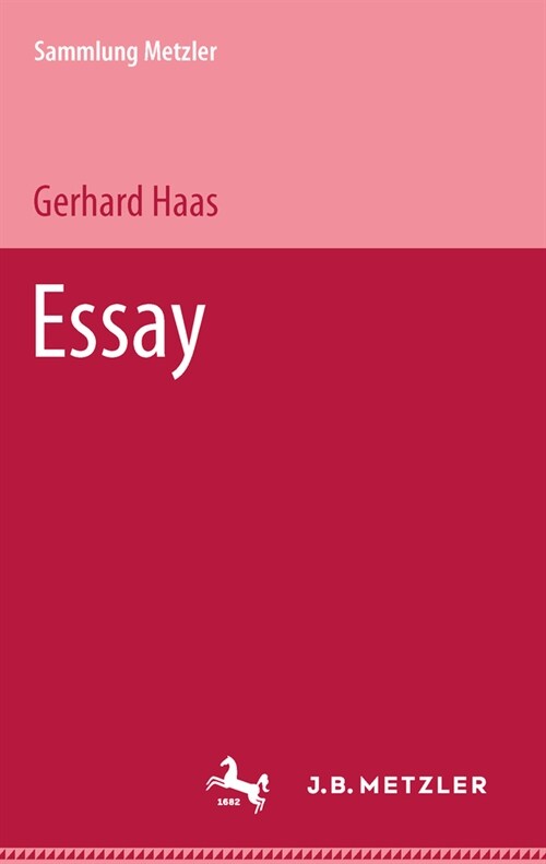 Essay: Sammlung Metzler, 83 (Hardcover)