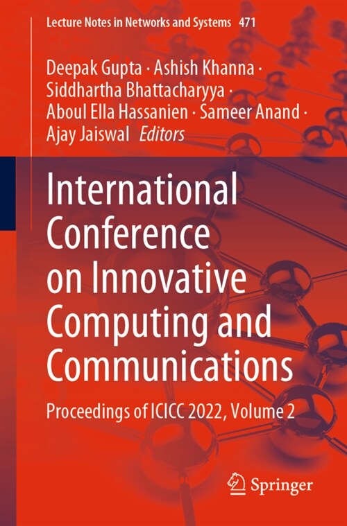 International Conference on Innovative Computing and Communications: Proceedings of ICICC 2022, Volume 2 (Paperback, 2023)