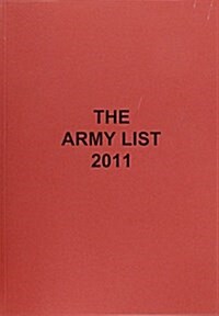 The Army list 2011 : Part 1 (Paperback)