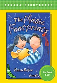 [중고] Banana Storybook Green L1 : The Magic Footprints (Book & CD)