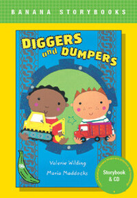 Banana Storybook Green L4 : Diggers and Dumpers (Book & CD) (Papaerback)