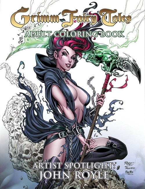 Grimm Fairy Tales Adult Coloring Book - Artist Spotlight: John Royle (Paperback)