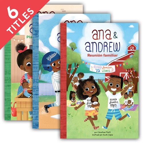 Ana & Andrew Set 3 (Spanish Version) (Set) (Library Binding)