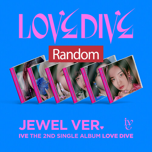 [중고] IVE(아이브) - 싱글 2집 LOVE DIVE [Jewel Ver.][한정반][버전 6종 중 랜덤발송]