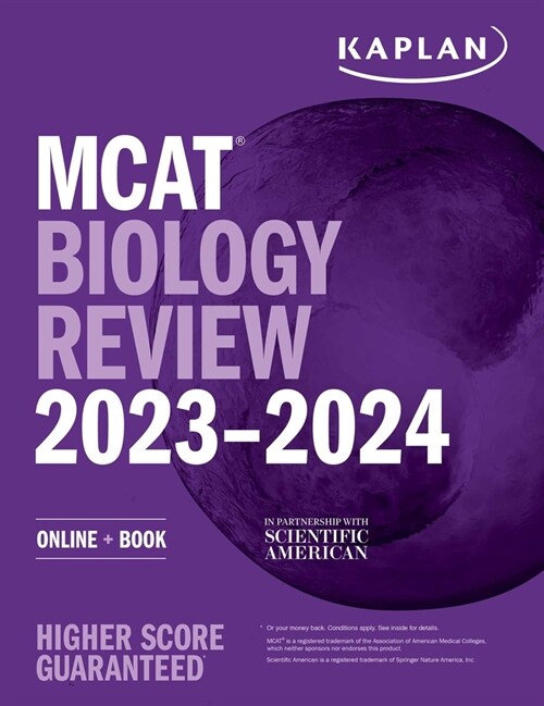 MCAT Biology Review 2023-2024: Online + Book (Paperback)