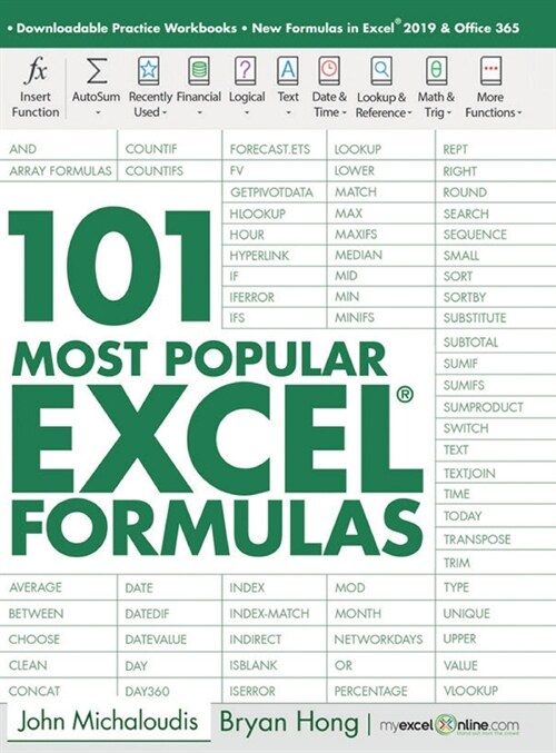 101 Most Popular Excel Formulas (Hardcover)