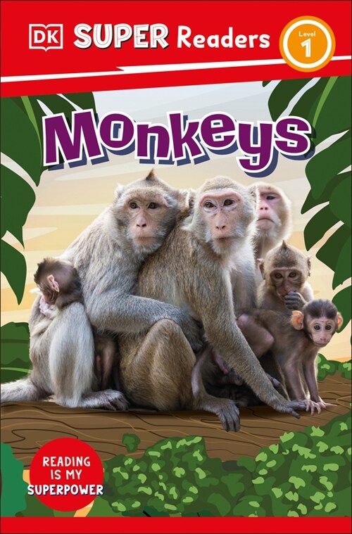 DK Super Readers Level 1 Monkeys (Paperback)