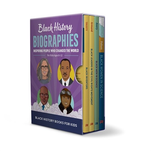 Black History Biographies 4 Book Box Set: Inspiring People Who Changed the World for Kids Ages 8-12 (Paperback)