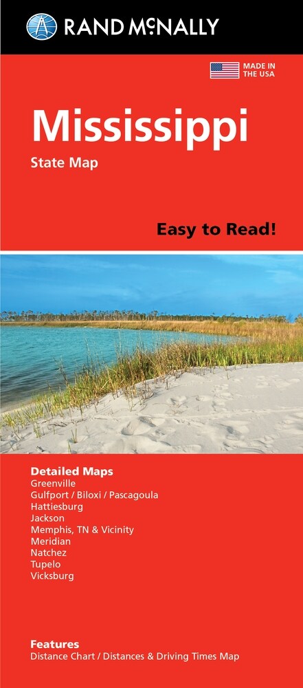 Rand McNally Easy to Read Folded Map: Mississippi State Map (Folded)