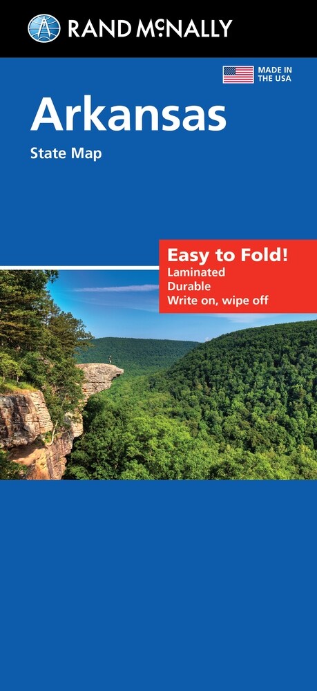 Rand McNally Easy to Fold: Arkansas State Laminated Map (Folded)