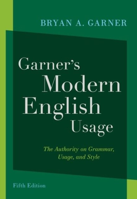 Garners Modern English Usage (Hardcover, 5)