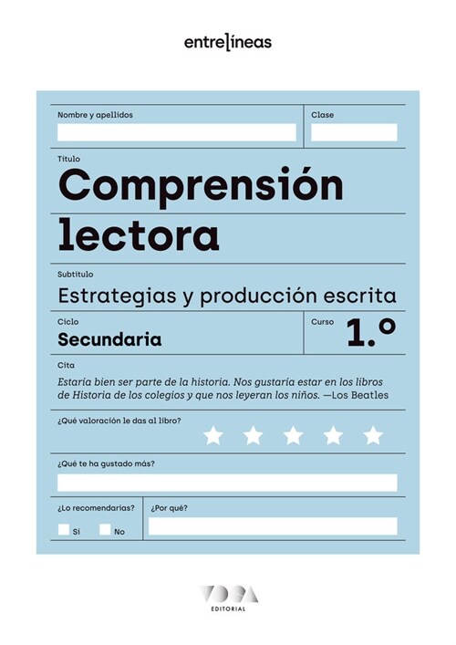 ENTRELINEAS 1 COMPRENSION LECTORA ESTRATEGIAS Y PRODUCCION (Book)