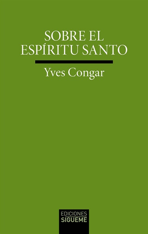 SOBRE EL ESPIRITU SANTO (Book)