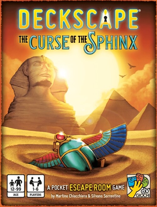 Deckscape Curse of the Sphinx (Board Games)